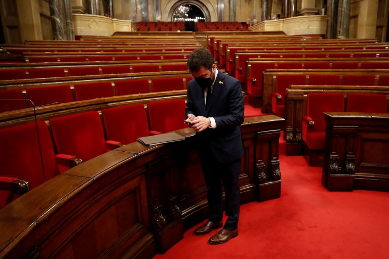 Toma de posesión de Pere Aragonès García, presidente número 132 de Cataluña