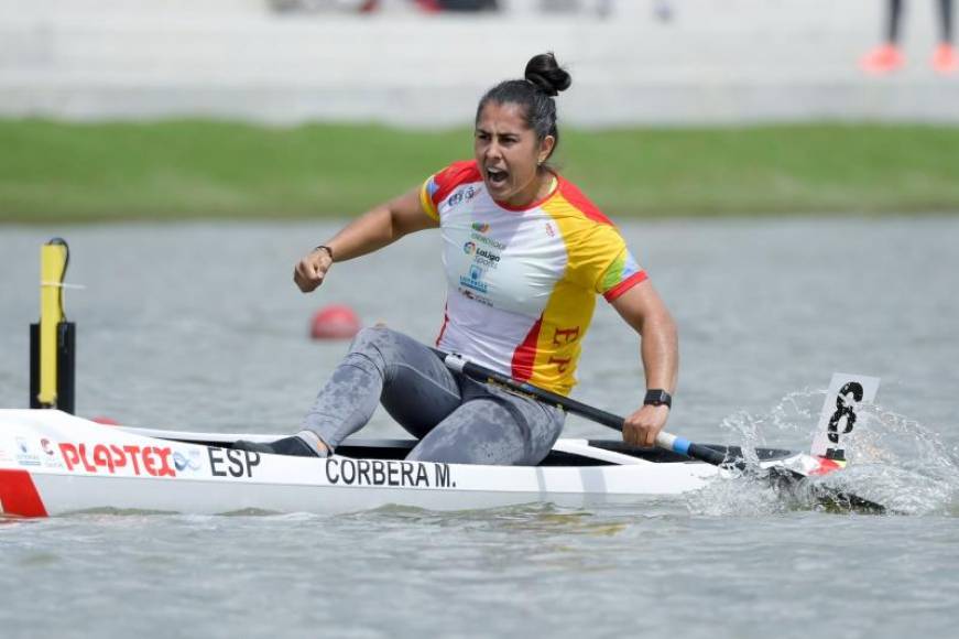 FOTOGRAFÍA. SZEGED (HUNGRÍA), 13.05.2021. La madrileña María Corbera ha ganado la final de C1 200 (19.65), obteniendo así la plaza olímpica para España. Efe