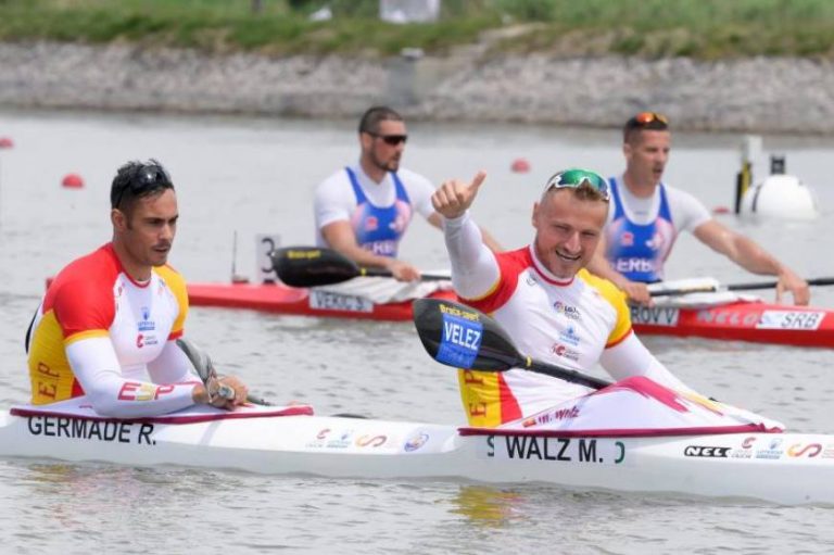 La selección española de piragüismo medalla de oro en la Copa del Mundo de Szeged (Hungría)