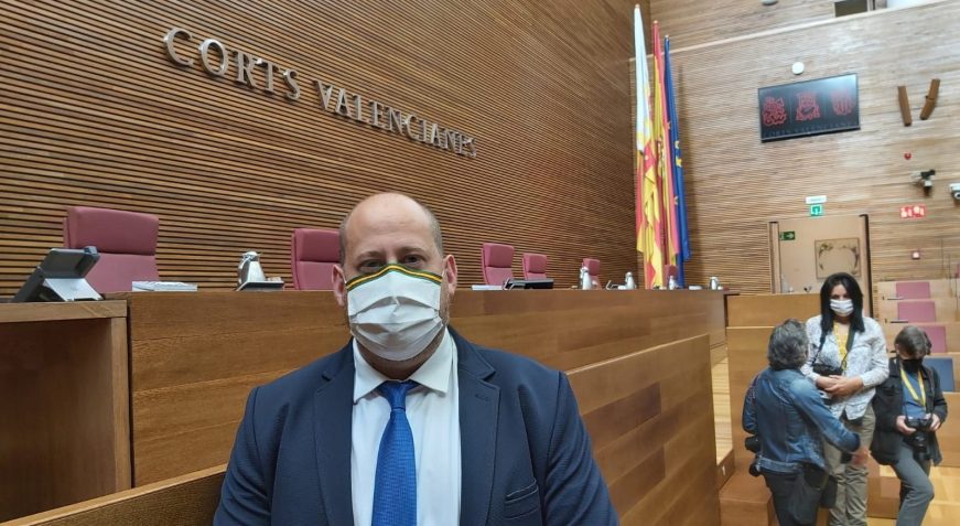 FOTOGRAFÍA. VALENCIA (ESPAÑA), 05.05.2021. El diputado del Grupo Parlamentario VOX Comunidad Valenciana, David García. (Ñ Pueblo)