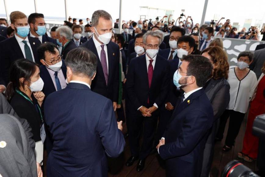 FOTOGRAFÍA. BARCELONA (ESPAÑA), 16.06.2021. El Rey Felipe VI (2i). Efe