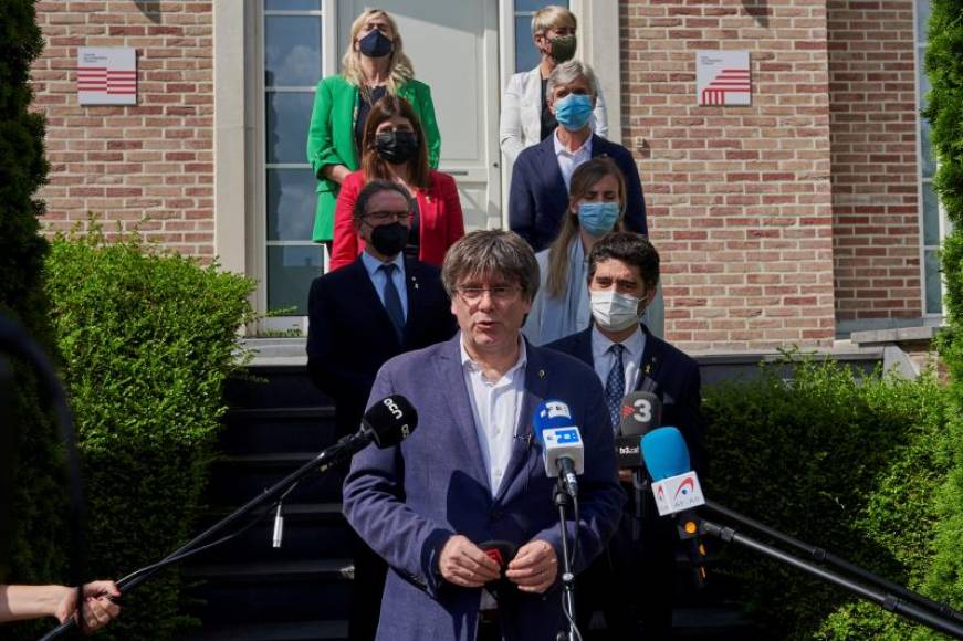 FOTOGRAFÍA. WATERLOO (BÉLGICA), 20.06.2021. El golpistas separatista huido de la Justicia, expresidente de la Generalidad separatista de Cataluña de 2017, Carles Puigdemont Casamajò. Efe