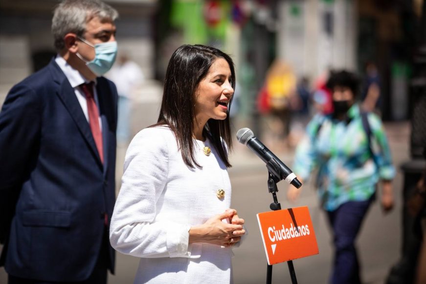 FOTOGRAFÍA. MADRID (ESPAÑA), 07.06.2021. La presidente de Ciutadans Partit de la Ciutadanía-Ciudadanos (Cs), Inés Arrimadas García. Ñ Pueblo (1)