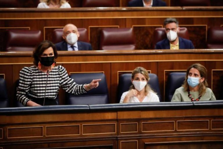 Calvo a VOX: «Dejen de mentir a los españoles» con los indultos, «no se les cae la cara de vergüenza»