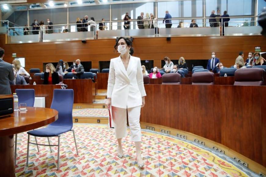 FOTOGRAFÍA. MADRID (ESPAÑA), 17.06.2021. La presidente en funciones y candidata a la Presidencia de la Comunidad de Madrid, Isabel Díaz Ayuso. Efe