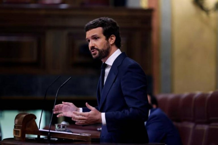 Discurso de Pablo Casado sobre indultos del Procés: «Sr. Sánchez, dimita y convoque elecciones, solo así podrá indultarle la historia»