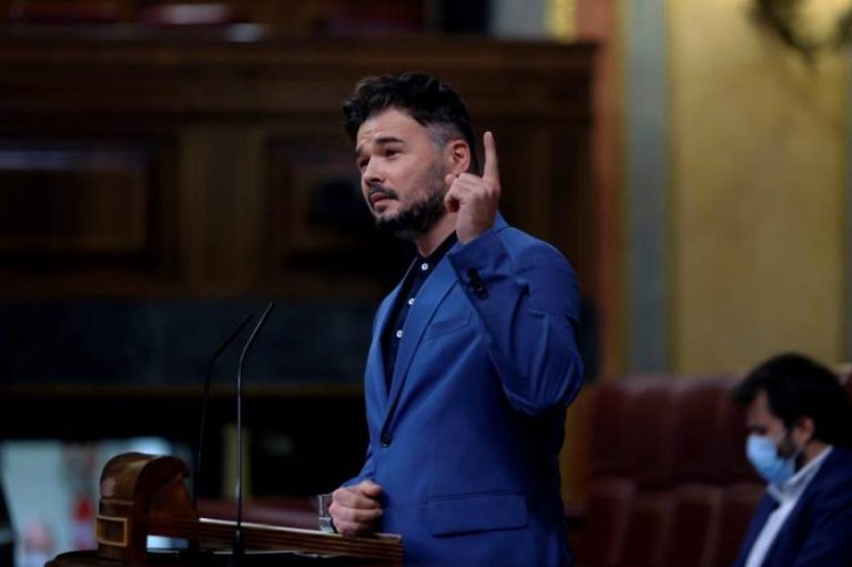 Rufián: «En España la derecha moderada no existe salvo barones del PSOE», sí que existe la «ultraderecha (PP, VOX y Cs)»