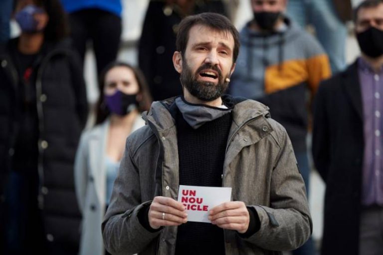 FOTOGRAFÍA. BARCELONA. AÑO 2021. El condenado Juvillà rechaza la amnistía . El diputado de la CUP en el Parlamento de Cataluña, Pau Juvillà. Efe