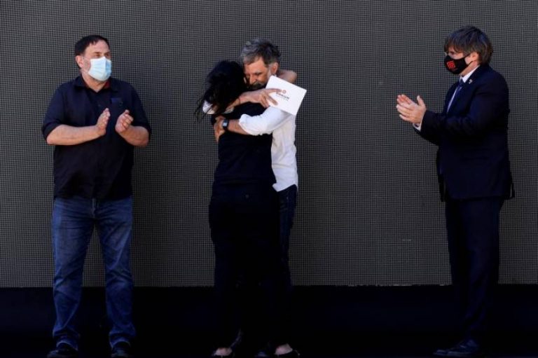 El indultado Jordi Cuixart desde Elna (Francia): «Lo volveremos a hacer, lo haremos juntos y lo haremos mejor»