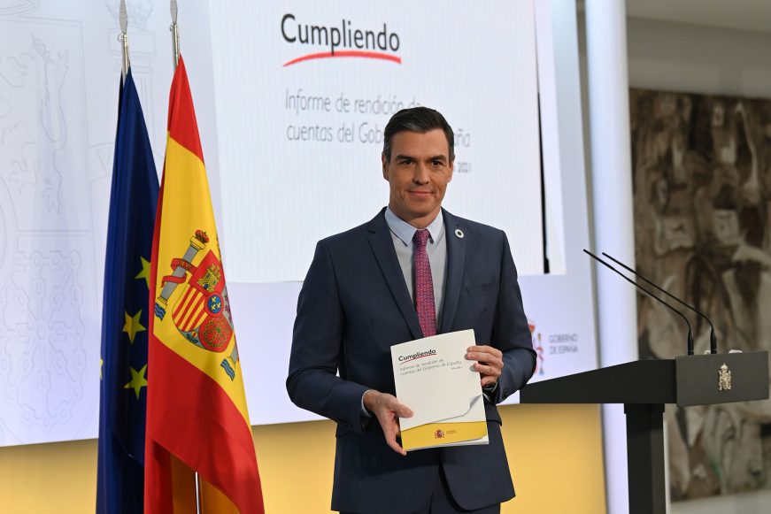FOTOGRAFÍA. MADRID (ESPAÑA), 29.07.2021. El presidente del Gobierno de coalición socialcomunista de España, Pedro Sánchez Pérez Castejón. Ñ Pueblo (3)