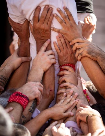 FOTOGRAFÍA. VILAFRANCA DE PENEDÉS (BARCELONA), AÑO 2019. HECHOS, 30.08.2021. La coordinadora de Colles Castelleres ha reclamado a a la Generalidad reanudar su actividad. Efe