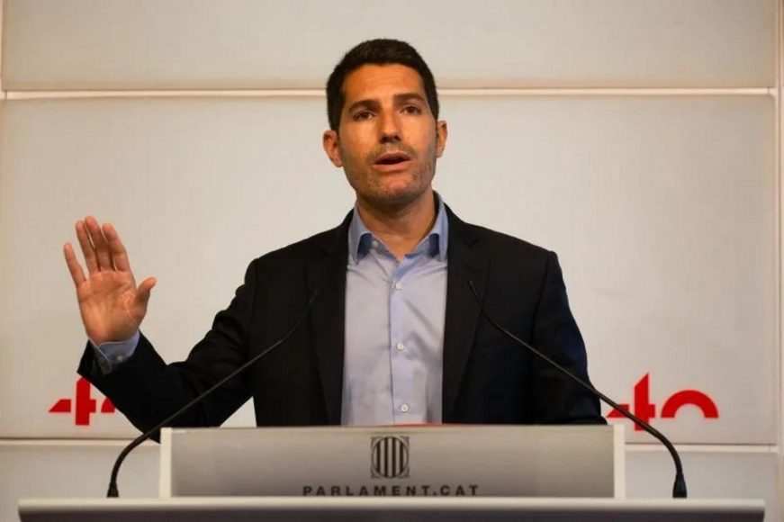 FOTOGRAFÍA. BARCELONA (ESPAÑA), 02.08.2021. El portavoz de Ciudadanos en el Parlamento de Cataluña, Nacho Martín Blanco,. Efe