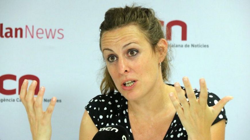 FOTOGRAFÍA. BARCELONA (ESPAÑA), 05.08.2021. La portavoz de la extrema izquierda separatista , CUP, en el Congreso de Diputados, Mireia Vehí Cantenys. ACN (1)