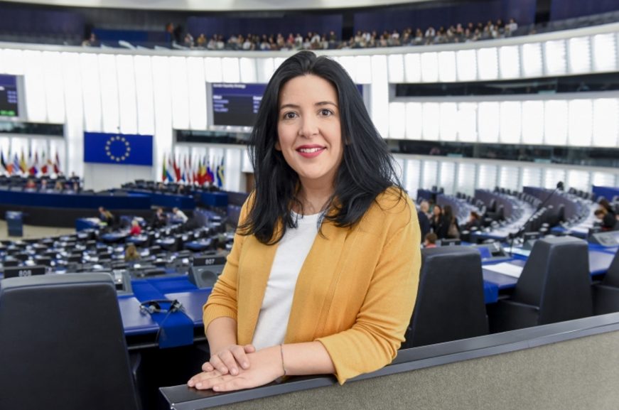 FOTOGRAFÍA. BRUSELAS (BÉLGICA), AÑO 2020. La eurodiputada y secretaria de Internacional de la ultraizquierda Podemos, Idoia Villanueva Ruiz. (Ñ Pueblo) (2)