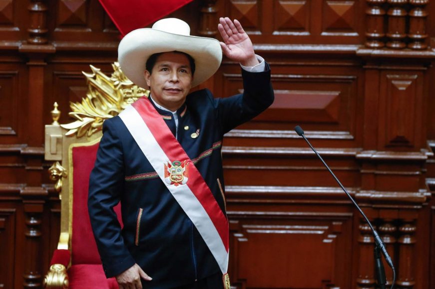 FOTOGRAFÍA. LIMA (PERÚ), 29.07.2021. El comunista profesor de escuela rural, Pedro Castillo Terrones, natural de Chota (Cajamarca), nuevo presidente de Perú. Efe
