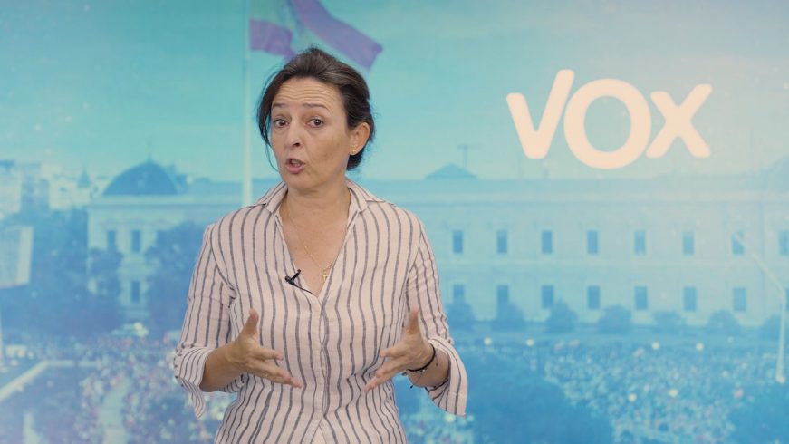 FOTOGRAFÍA. MADRID (ESPAÑA), 05.08.2021. La Vicesecretaria Jurídica de VOX, Marta Castro contra el presidente del CIS José Félix Tezanos. Ñ pueblo (2)