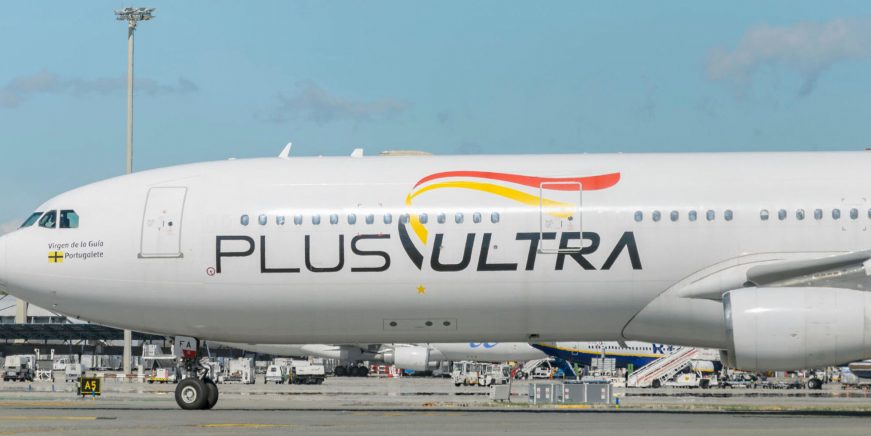 FOTOGRAFÍA. MADRID (ESPAÑA), 09.09.2021. la aerolínea Plus Ultra. Efe