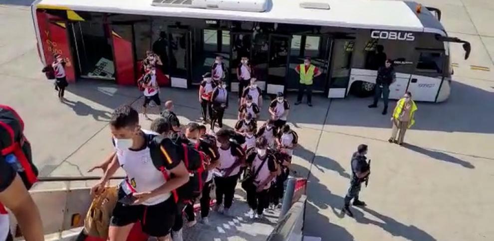 FOTOGRAFÍA. MADRID (ESPAÑA), 19.08.2201. El grueso de la delegación española que competirá en los Juegos Paralímpicos de Tokio a partir del próximo 24 de agosto. Ñ pueblo