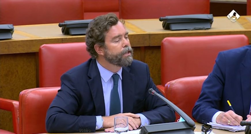 FOTOGRAFÍA. MADRID (ESPAÑA), 30.08.2021. El portavoz del Grupo Parlamentario de VOX , Iván Espinosa de los Monteros y de Simón. Ñ Pueblo (2)