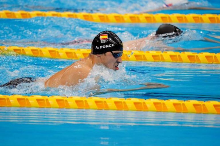 Toni Ponce consigue en los 100 metros braza su segunda medalla de plata