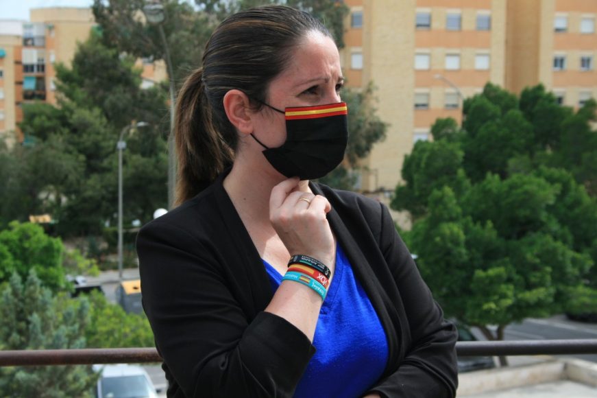 FOTOGRAFÍA. VALENCIA (ESPAÑA), 17.08.2021. La Portavoz del Grupo Parlamentario de VOX en las Cortes Valencianas, Ana Vega campos. Ñ pueblo