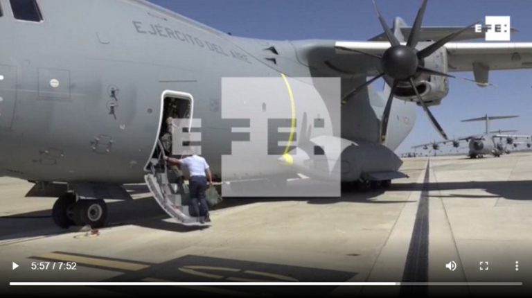 Salen rumbo a Afganistán otros militares del Ejército de España para repatriar a los españoles de la embajada