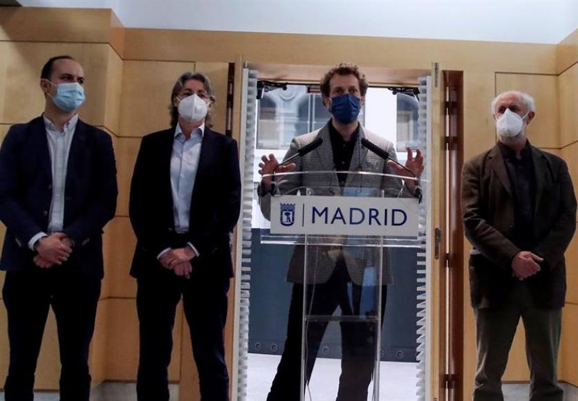 FOTOGRAFÍA. MADRID (ESPAÑA), AGOSTO DE 2021. Los tránsfugos ultraizquierdistas concejales de la extrema izquierda 'Más Madrid', Marta Higueras... Efe