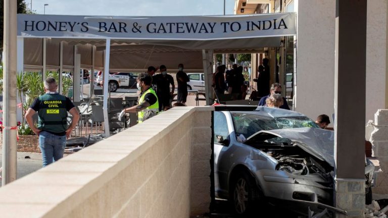 El juez investiga como terrorismo el atropello que protagonizó un marroquí en la terraza de un bar de Roldán (Torre Pacheco) Murcia