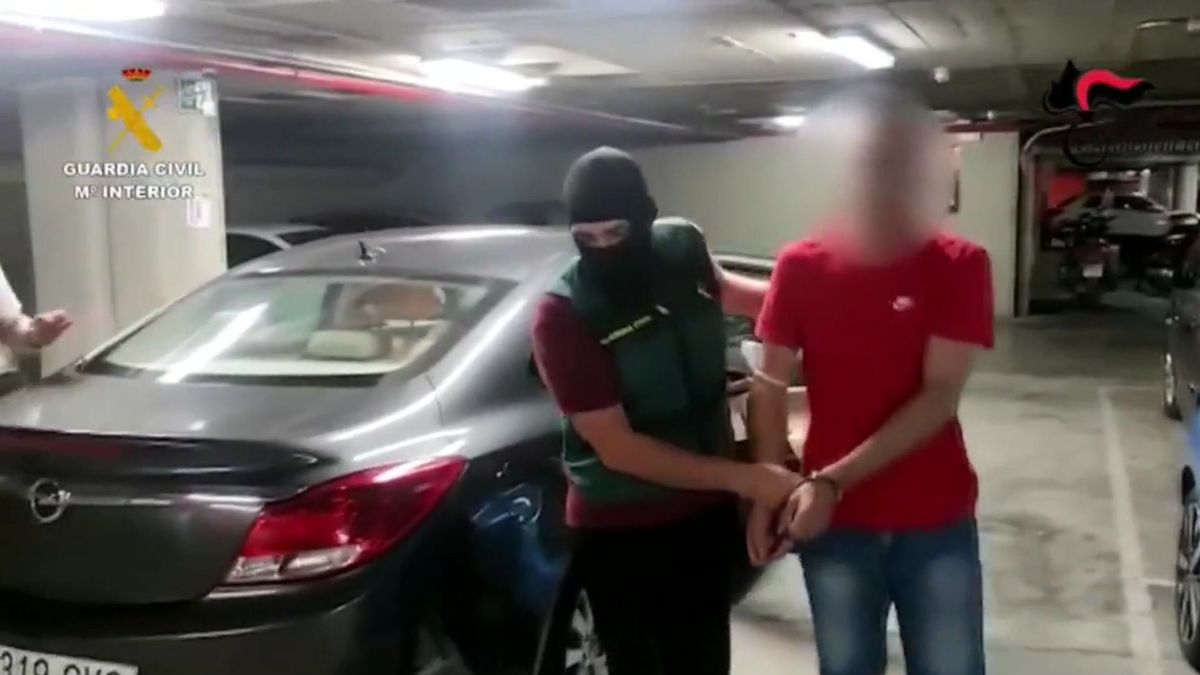 FOTOGRAFÍA. BARCELONA (ESPAÑA), 19.09.2021. La Guardia Civil ha detenido en Barcelona al ciudadano Italiano G.T. Efe