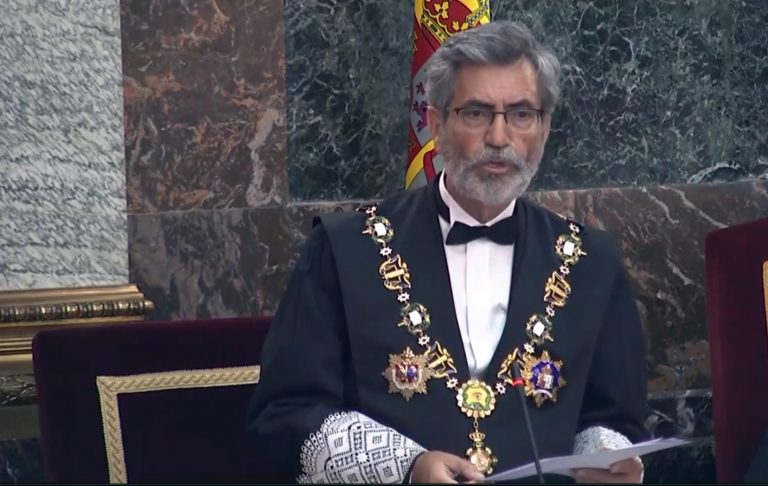 Da positivo en COVID, el presidente del Tribunal Supremo y del Consejo del Poder Judicial Carlos Lesmes