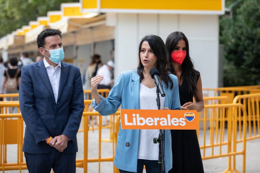 FOTOGRAFÍA. MADRID (ESPAÑA), 13.09.2021. La presidente de Ciudadanos (Cs), Inés Arrimadas García. Ñ Pueblo (1)