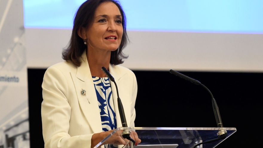 FOTOGRAFÍA. MADRID (ESPAÑA), 21.09.2021. La ministra de Industria, Comercio y Turismo, Reyes Maroto. Efe