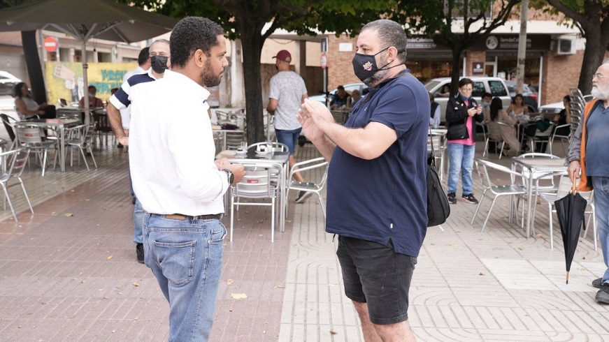 FOTOGRAFÍA. MANRESA (BARCELONA), 07.09.2021. Ignacio Garriga Vaz de Concicao, visita Manresa (Barcelona). Ñ pueblo