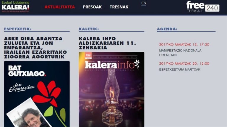 La Justicia pide el cierre de la revista de Sortu, «Kalerainfo» por «enaltecimiento del terrorismo» etarra