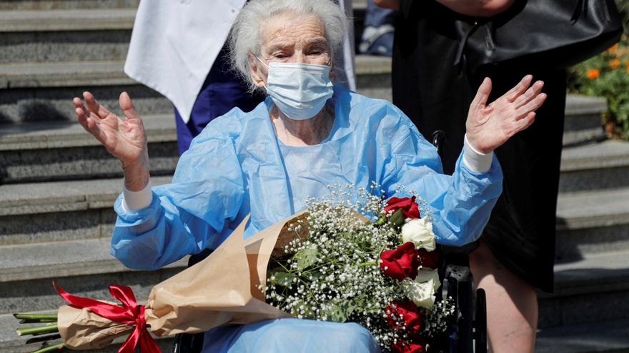 FOTOGRAFÍA. TIFLIS (GEORGIA), 06.09.2021. Una mujer georgiana de 111 años superó el coronavirus . Efe