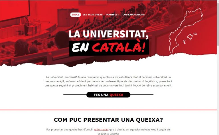 El separatismo lanza campaña de represión al estilo Nazi contra profesores universitarios por hablar español