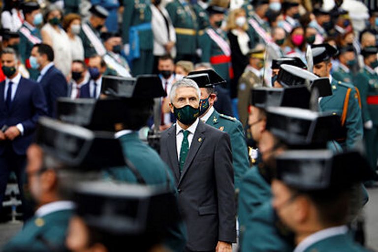 Descomunal abucheo y «Marlaska dimisión» en Córdoba: Acto central festividad de la Patrona de la Guardia Civil: Nuestra Señora del Pilar