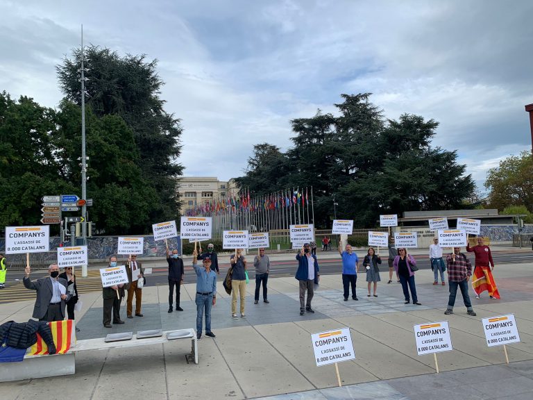 Ginebra (Suiza) homenajea a los 8.000 catalanes asesinados por Lluís Companys (ERC): «Companys, l’assassí de 8.000 catalans»