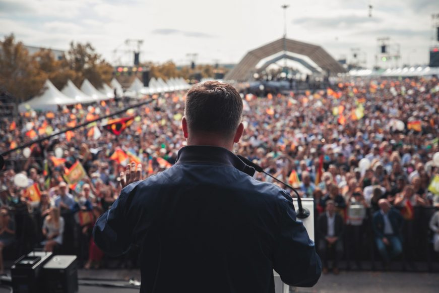 FOTOGRAFÍA. MADRID (ESPAÑA), 09.10.2021 y 10.10.2021. Las jornadas de Vox 'Viva21 La España en Pie, Agenda España 810-Oct). Ñ Pueblo (49)
