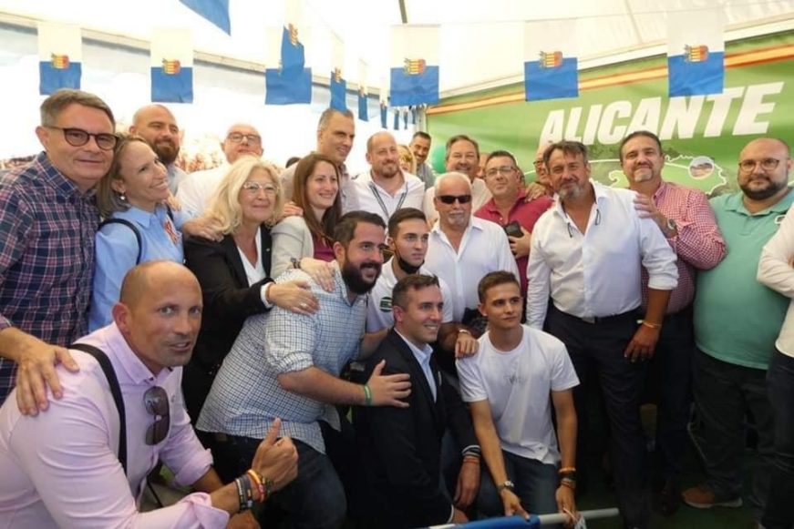 FOTOGRAFÍA. MADRID (ESPAÑA), 10.10.2021. La delegación de la provincia de Alicante «Viva21 La España en Pie». Ñ Pueblo (1)