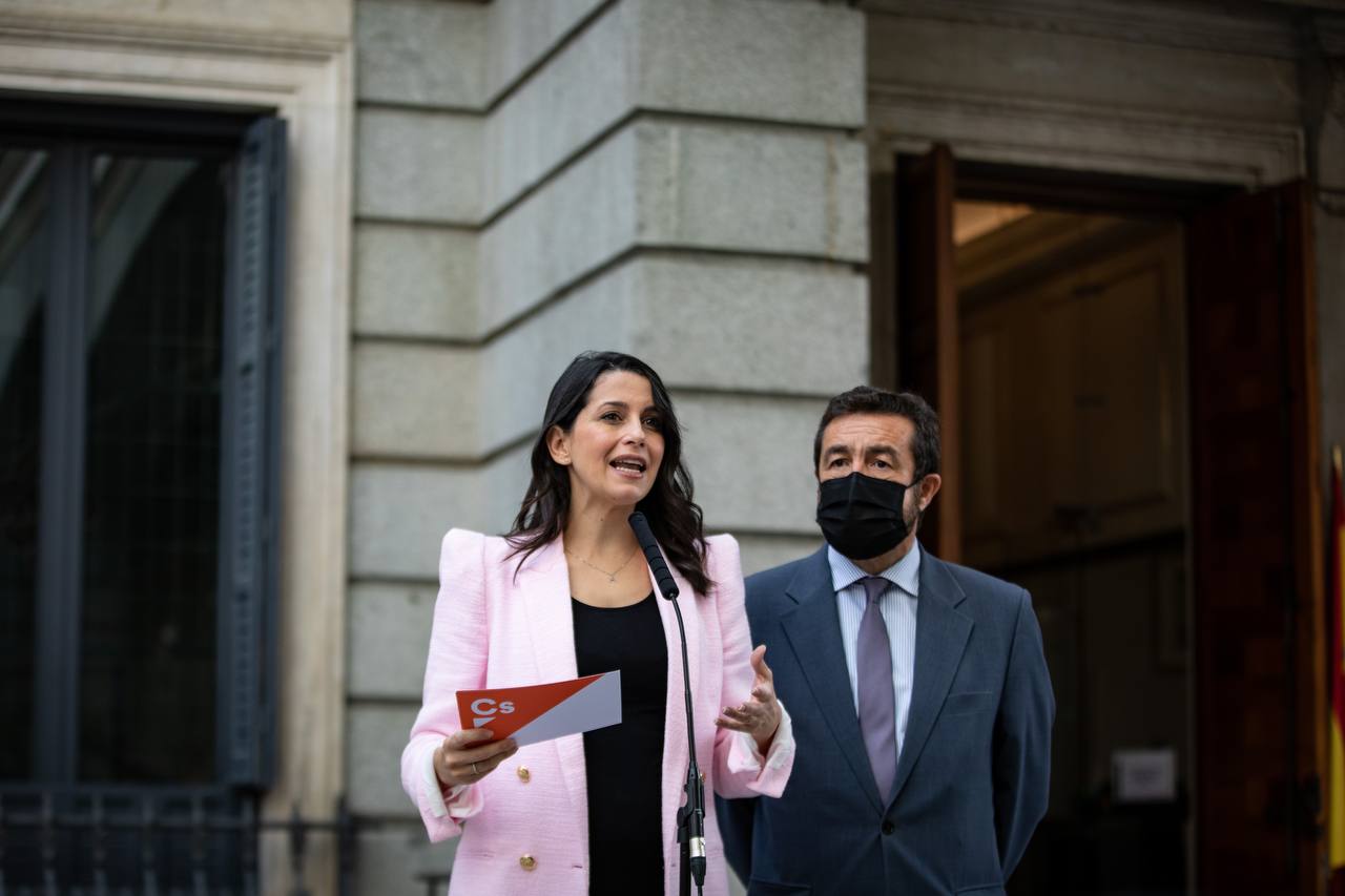 FOTOGRAFÍA. MADRID (ESPAÑA), 20.10.2021. Inés Arrimadas García y Miguel Gutiérrez. Ñ Pueblo (3)