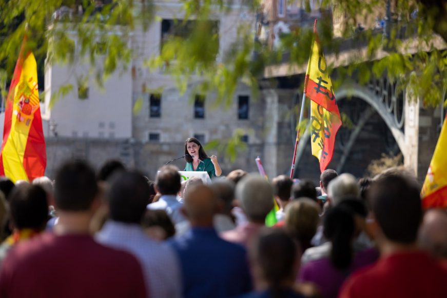 FOTOGRAFÍA. SEVILLA (ESPAÑA), 12.10.2021. Macarena Olona Choclán. Ñ Pueblo.