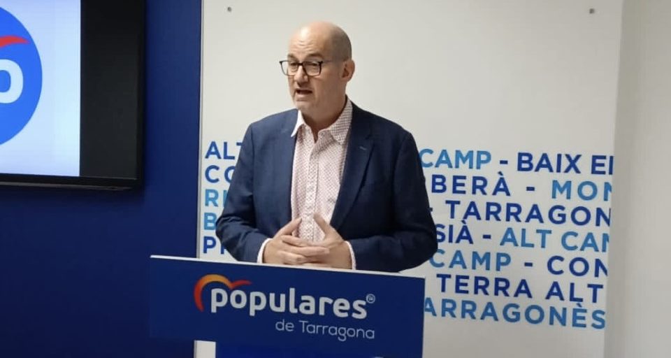 FOTOGRAFÍA. TARRAGONA (ESPAÑA), 14.10.2021. El secretario nacional de formación del Partido Popular (PP), Jordi Roca. Ñ pueblo