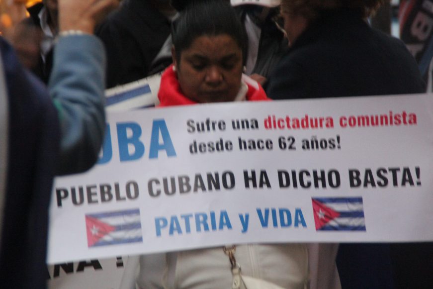 FOTOGRAFÍA. BARCELONA (ESPAÑA), 15.11.2021. La entidad de los cubanos en exilio «Cuba Libre» de Barcelona. Ñ Pueblo (5)