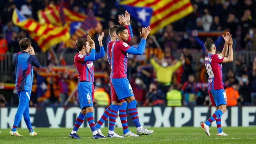 FOTOGRAFÍA. BARCELONA (ESPAÑA), 20.11.2021. la jornada 14 de Liga en Primera División que FC Barcelona y RCD Espanyol. Efe (3)