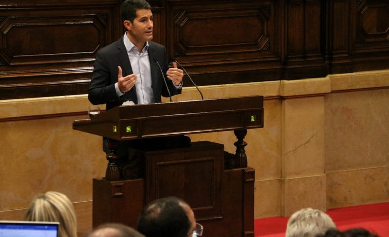 Nacho Martín Blanco (Cs) carga contra Podemos (los Comunes) por ser los «salvadores del separatismo»