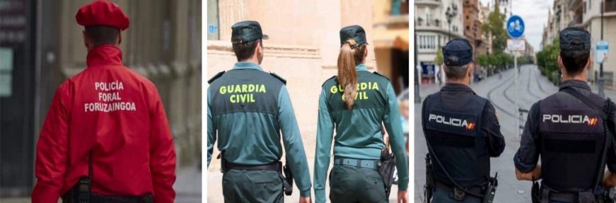 FOTOGRAFÍA. BARCELONA (ESPAÑA), 27.11.2201. Un combo de fotos ilustra la unión de acción de las Fuerzas y Cuerpos de Seguridad del Estado. Ñ Pueblo (1)