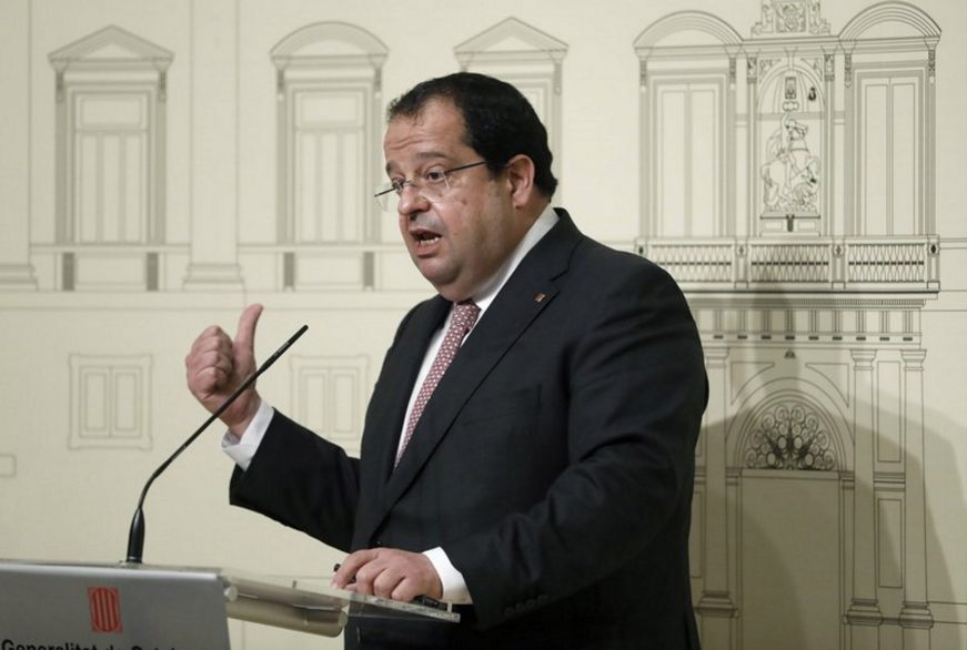 FOTOGRAFÍA. BARCELONA (ESPAÑA), NOVIEMBRE DE 2021. El consejero de Interior del Gobierno separatista de la Generalidad de Cataluña, Joan Ignasi Elena. Efe