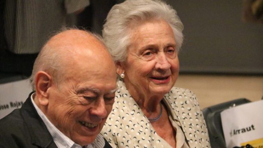 FOTOGRAFÍA. CATALUÑA (ESPAÑA), AÑO 2018. En la imagen, Jordi Pujol y Marta Ferrussola. ACN