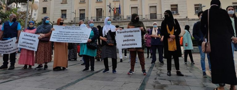 139 entidades progres exigen el «desbloqueo» de 3.500 trabajadoras transfronterizas marroquíes «atrapadas» en Ceuta